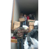 Humanitarian aid load from Burren Chernobyl Project