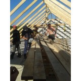 The roof is up!